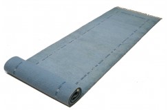 Rzeźbiony luksusowy chodnik z nepalu wartościowy 85x340cm wełna