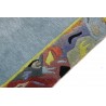 Rzeźbiony luksusowy chodnik z nepalu wartościowy 85x345cm wełna
