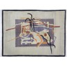 Beżowy / kolorowy designerski dywan ręcznie tkany oryginalny Nepal premium Indie 170x240cm 100% wełna jedyny