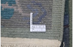 Rzeźbiony luksusowy chodnik z nepalu wartościowy 75x255cm wełna