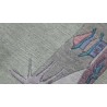 Rzeźbiony luksusowy chodnik z nepalu wartościowy 75x255cm wełna