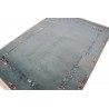 Rzeźbiony niebieski dywan ręcznie tkany 175x240m nepal premium indie