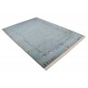 Rzeźbiony niebieski dywan ręcznie tkany 175x240m nepal premium indie