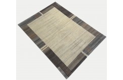 Dywan NEPAL Premium z Indii ręcznie tkany 170x240cm beżowy wełna