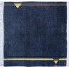 Kwadratowy dywan ręcznie tkany oryginalny Nepal premium Indie 200x200cm 100% wełna granatowy z tradycyjnym wzorem