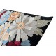 Przycinane kwiaty masywny (8,5kg/m2) ręcznie wykonany dywan Paradise Garden PG 128 black