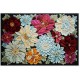 Przycinane kwiaty masywny (8,5kg/m2) ręcznie wykonany dywan Paradise Garden PG 128 black