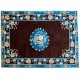 Przycinane kwiaty masywny (8,5kg/m2) ręcznie wykonany dywan Paradise Garden PG 143 brown
