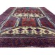 Dywan Beludż 100% wełna 85x130cm oryginał z Iranu tradycyjny ręcznie wiązany gęsty