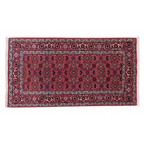 Ekskluzywny oryginalny gęsty dywan Zandżan Iran ok 80x150cm 100% wełna oryginalny ręcznie tkany perski wzór herati