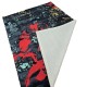 Dwupoziomwy ręcznie wykonany dywan Abstract Art Poppy AA-111 red, 100% jedwab z włókna bananowca