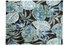 Lśniący ręcznie wykonany dywan Abstract Art Rainforest AA-343 multi, 50% wełna 50% jedwab z włókna bananowca monstera