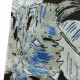 Lśniący ręcznie wykonany dywan Abstract Art Rainforest AA-343 multi, 50% wełna 50% jedwab z włókna bananowca monstera
