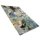 Lśniący ręcznie wykonany dywan Abstract Art Splashes AA-777 multi, 50% wełna 50% jedwab z włókna bananowca monstera