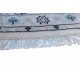 Nain 9la Habibian gęsto ręcznie tkany dywan z Iranu wełna + jedwab ok 250x350cm granatowa