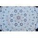 Nain 9la Habibian gęsto ręcznie tkany dywan z Iranu wełna + jedwab ok 250x350cm granatowa