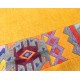 Rzeźbiony na obramowaniu żóły dywan ręcznie tkany oryginalny Nepal premium Indie 250x350cm 100% wełna klasyczny wzór
