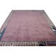 Rzeźbiony na obramowaniu fioletowy dywan ręcznie tkany oryginalny Nepal premium Indie 250x300cm 100% wełna klasyczny wzór