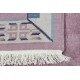 Rzeźbiony na obramowaniu fioletowy dywan ręcznie tkany oryginalny Nepal premium Indie 250x300cm 100% wełna klasyczny wzór