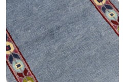 Rzeźbiony niezwykły dywan ręcznie tkany 70x140cm nepal premium indie