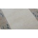 Rzeźbiony na obramowaniu beżowy dywan ręcznie tkany oryginalny Nepal Royal Indie 70x140cm 100% wełna klasyczny wzór
