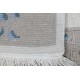 Rzeźbiony na obramowaniu beżowy dywan ręcznie tkany oryginalny Nepal Royal Indie 70x140cm 100% wełna klasyczny wzór
