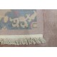 Rzeźbiony na obramowaniu różowy dywan ręcznie tkany oryginalny Nepal premium Indie 250x350cm 100% wełna klasyczny wzór