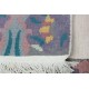 Beżowy dywan z kontrastowymi wzorami ręcznie tkany oryginalny Nepal premium Indie 95x165cm 100% wełna