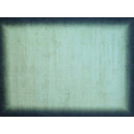 Wełna owcza wysokogórska i nowozelandzka ręcznie tkany dywan Nepal Premium OCI Vinciano Tami Black Edition 250x350cm zielony