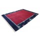 Nowoczesny elegancki salonowy malinowy dywan ręcznie tkany Nepal Patana Indie 250x350cm 100% wełna