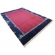 Nowoczesny elegancki salonowy malinowy dywan ręcznie tkany Nepal Patana Indie 250x350cm 100% wełna