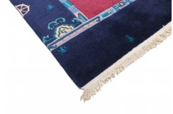 Rzeźbiony niezwykły dywan ręcznie tkany 250x350cm nepal premium indie