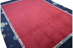 Rzeźbiony niezwykły dywan ręcznie tkany 250x350cm nepal premium indie