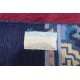 Nowoczesny elegancki salonowy malinowy dywan ręcznie tkany Nepal Patana Indie 250x350cm 100% wełna