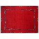 Nowoczesny wielki czerwony dywan ręcznie tkany Nepal Patana Indie 260x360cm 100% wełna