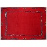 Nowoczesny wielki czerwony dywan ręcznie tkany Nepal Patana Indie 260x360cm 100% wełna