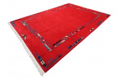 Rzeźbiony niezwykły dywan ręcznie tkany 260x360cm nepal premium indie