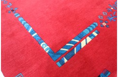 Rzeźbiony niezwykły dywan ręcznie tkany 260x360cm nepal premium indie