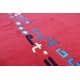 Nowoczesny wielki czerwony dywan ręcznie tkany Nepal Patana Indie 260x360cm 100% wełna