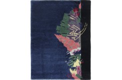 Rzeźbiony niezwykły dywan ręcznie tkany 150x200cm nepal premium indie