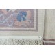 Beżowy dywan z wrzosowymi wzorami ręcznie tkany oryginalny Nepal Padna Indie 95x160cm 100% wełna