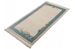 Rzeźbiony niezwykły dywan ręcznie tkany 70x140cm nepal premium indie
