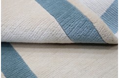 Rzeźbiony niezwykły dywan ręcznie tkany 70x140cm nepal premium indie