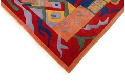 Rzeźbiony abstrakcyjny dywan ręcznie tkany 200x240cm nepal Avantgarde indie