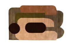  Nowoczesny niereguralny dywan Ascethic ABSTRACT Shapes AS-888 multi, 100% wełna, ręcznie wykonany