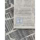 Naturalny dwupoziomowy ręcznie wiązany dywan z Indii, 100% wełna, 150x240cm, szary