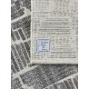 Dywan dwupoziomowy z Indii ręcznie tkany 150x240cm beż szary wełna