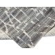 Naturalny dwupoziomowy ręcznie wiązany dywan z Indii, 100% wełna, 150x240cm, szary