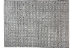Szary kilim durry w romby 100% wełniany dywan płasko tkany 170x240cm Indie