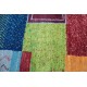 Unikatowy perski gabbeh - ręcznie gęsto tkany dywan Lorri Nomad kolorowy z Iranu 250x350cm wzór patchwork wart 41 880zł 